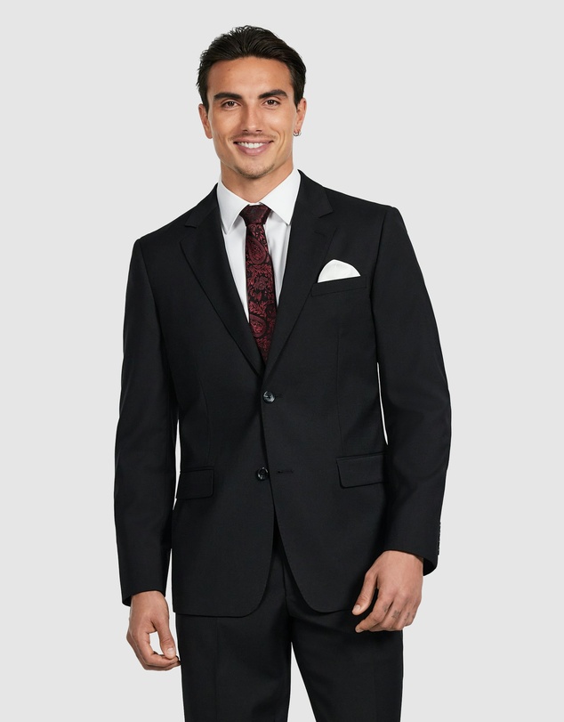 Tarocash - Titan Slim Wool Suit Jacket