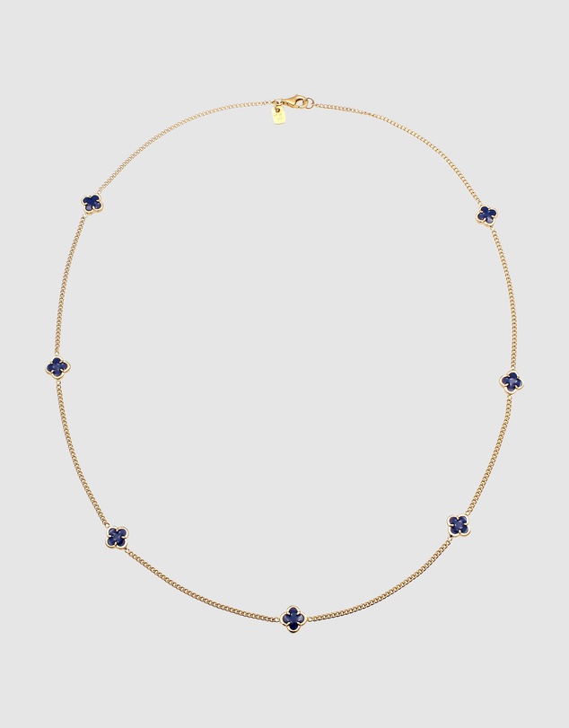 Kuzzoi - ICONIC EXCLUSIVE - Cloverleaf Necklace in Gold-Plated 925 Sterling Silver