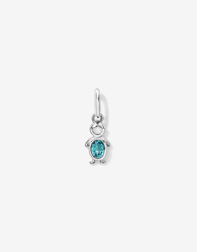 Michael Hill - Blue Topaz Boy Pendant in Sterling Silver