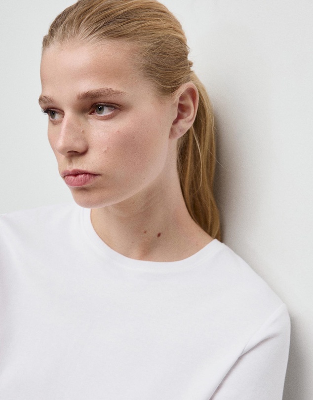 M.N.G - Short-Sleeved Cotton T-Shirt
