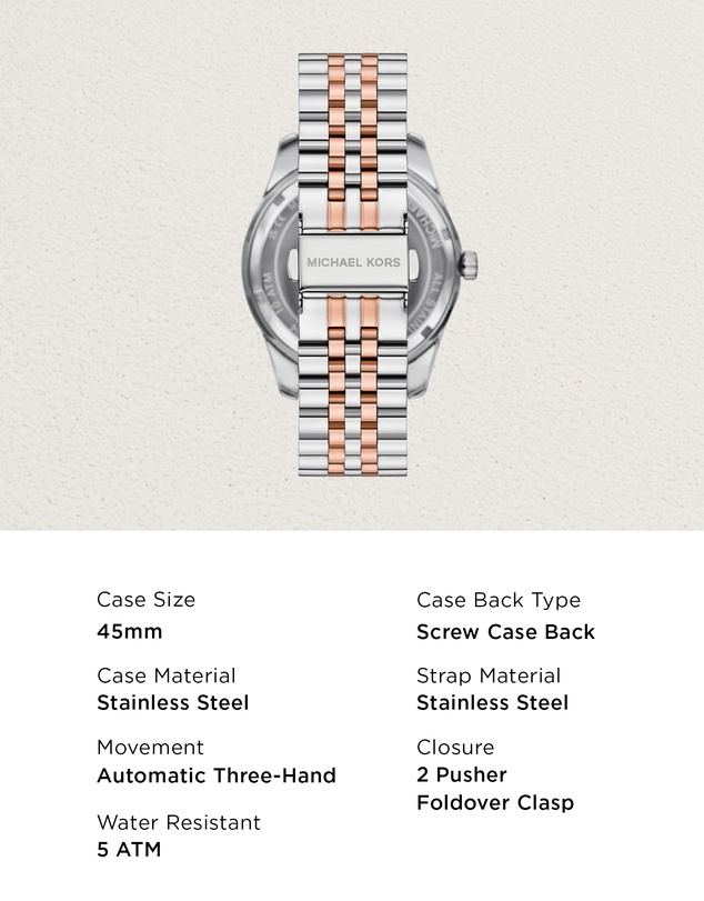 Michael Kors - Lexington Two Tone Analogue Watch