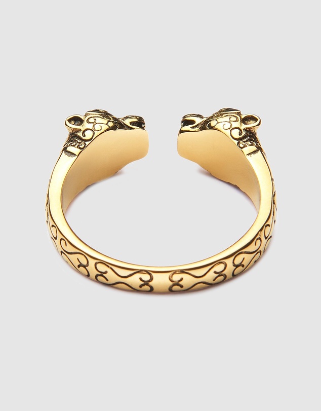 Nialaya Jewellery - Men's Panther Ring
