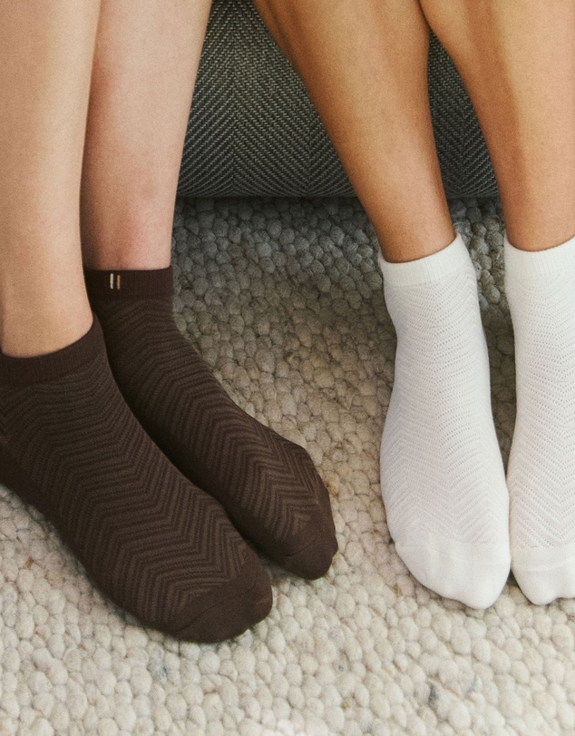 BAHE - Studio Grippy Ankle Socks 2 Pack