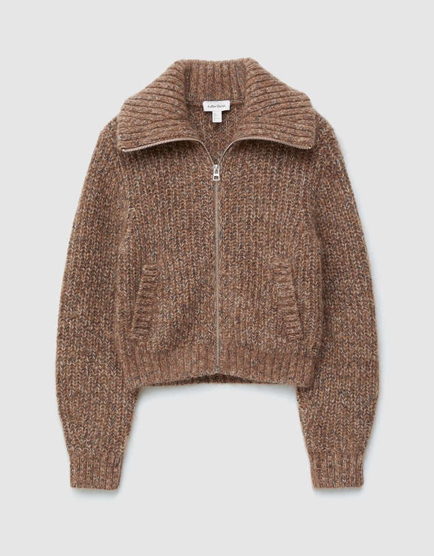 & Other Stories - Knitted Zip-Up Cardigan