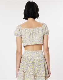 Honey and Beau - Floral Breeze Top