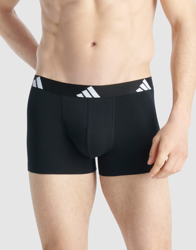 adidas Sportswear - 3 Pack Active Flex Cotton Trunk Underwear