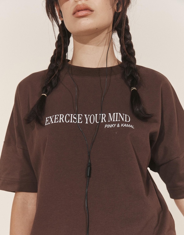 Pinky & Kamal - Exercise Your Mind T-Shirt