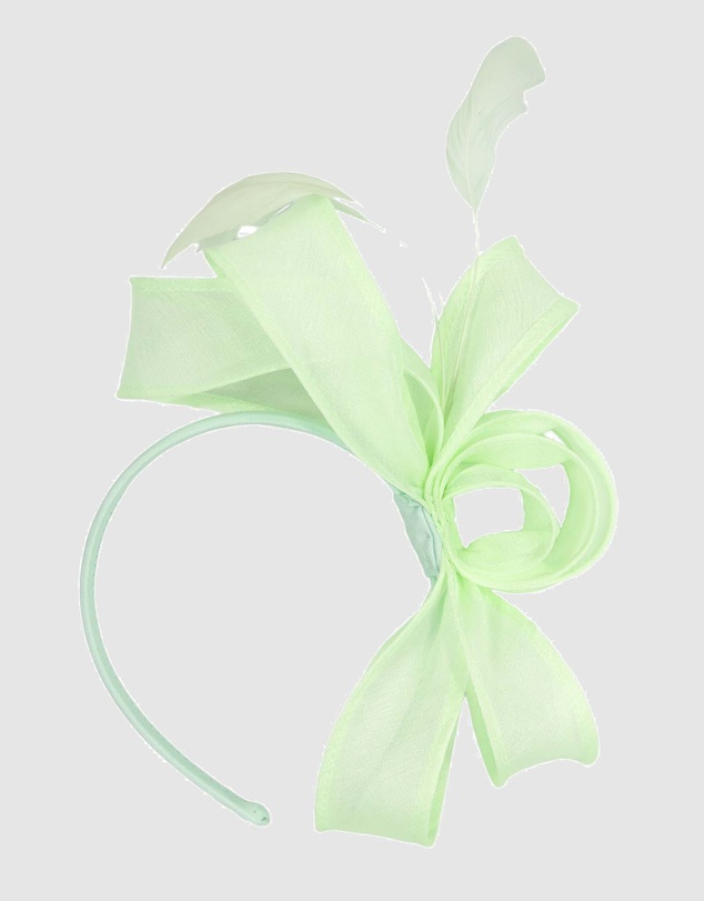 Max Alexander - Organza Mint Racing Fascinator