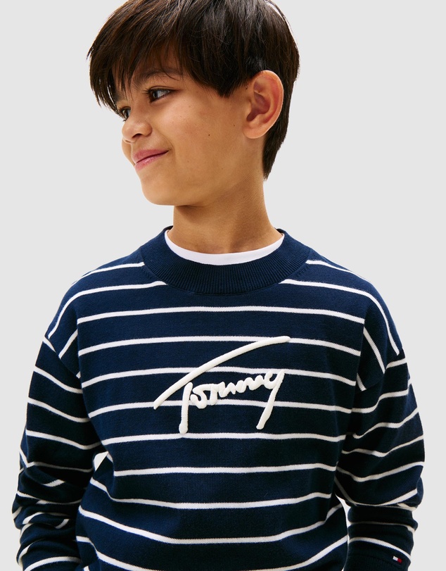 Tommy Hilfiger - Varsity TH Signature Logo Jumper - Kids