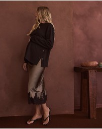 Soon Maternity - Soft Knit Feeding Top