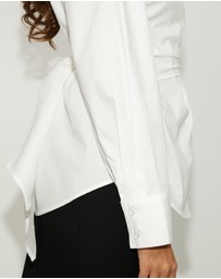 Dazie - Saffron Wrap Shirt