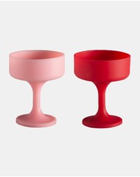 porter green - mecc | silicone unbreakable cocktail glasses