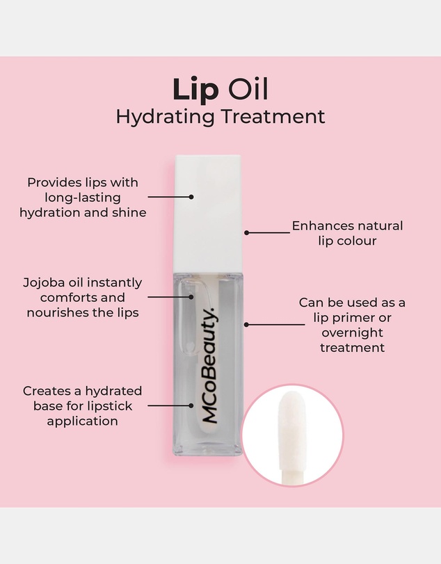 MCoBeauty - Lip Oil Hydrating Treatment - Clear