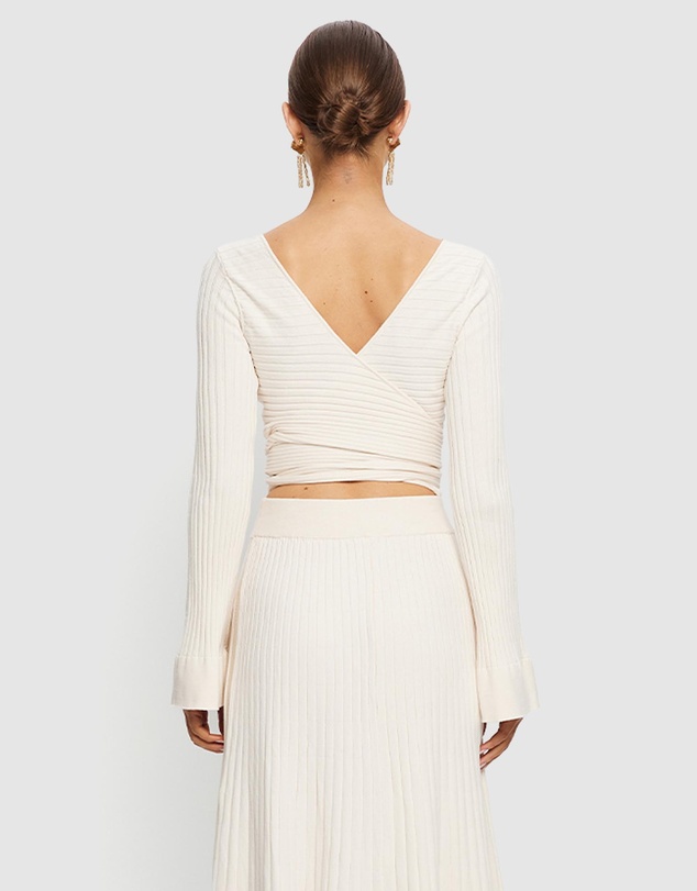 KIVARI - Daphne Rib Knit Top