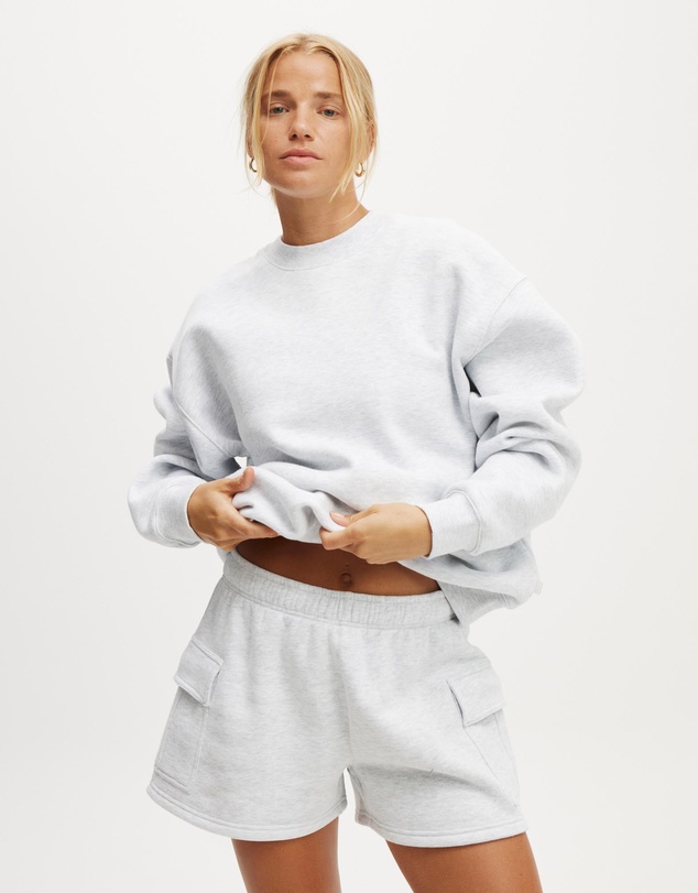 Cotton On Body Active - Plush Crew Sweatshirt