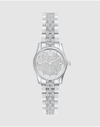 Michael Kors - Lexington Silver Tone Analogue Watch