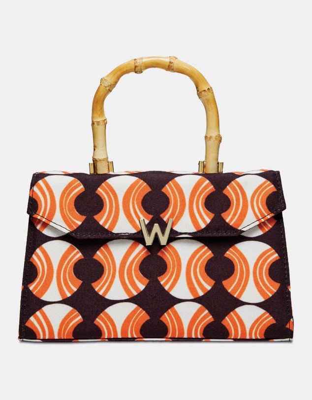 Wolf - Wolf Evie Collection Large Bag with Echo Tang Print