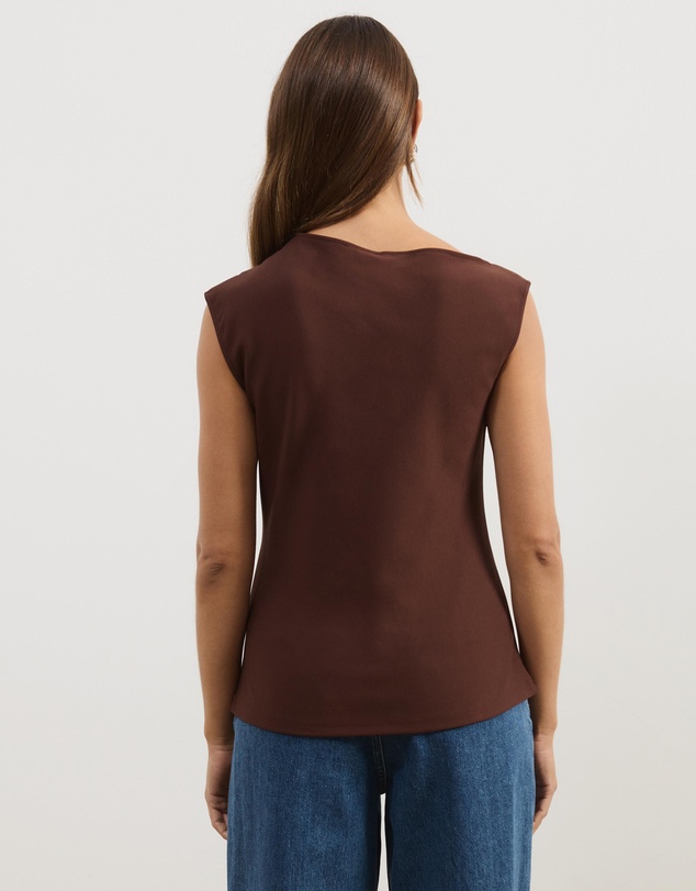 Atmos&Here - Amaris High Neckline Ponte Structured Top