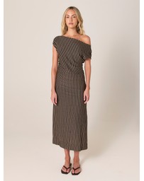 Fate + Becker - Everlyn Metallic Jersey Dress