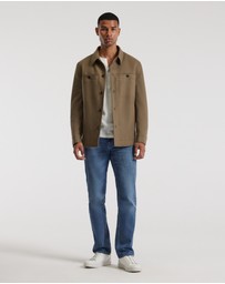 Calibre - Melton Shirt Jacket Latte