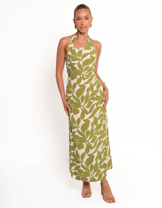Petal & Pup - Alexis Maxi Dress - Green Floral