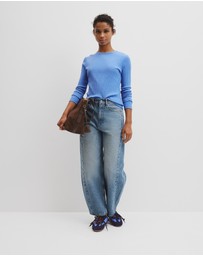 Country Road - Long Sleeve Rib Top