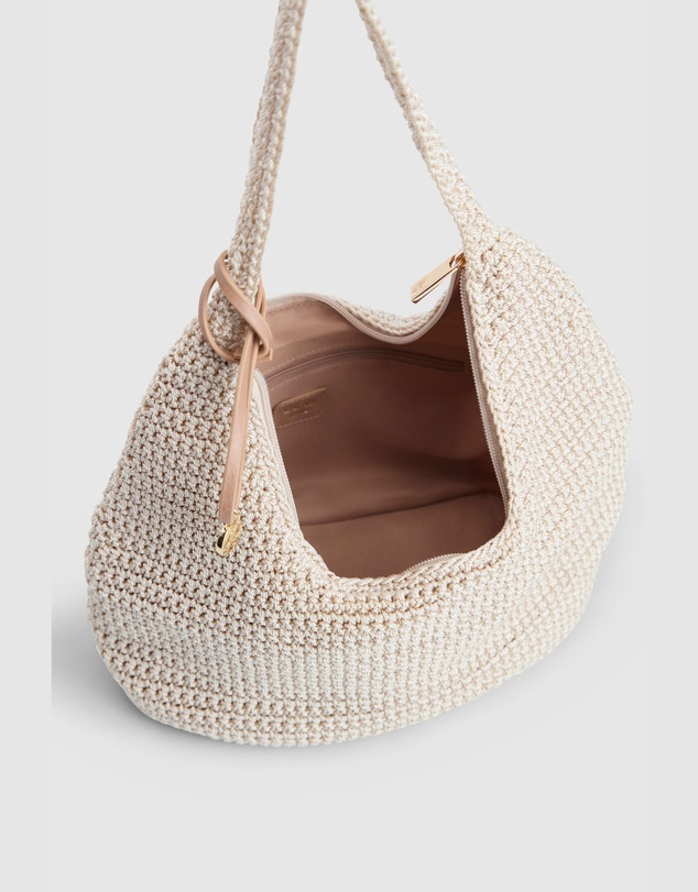 Laura Jones - Rayon Crochet Shoulder Bag