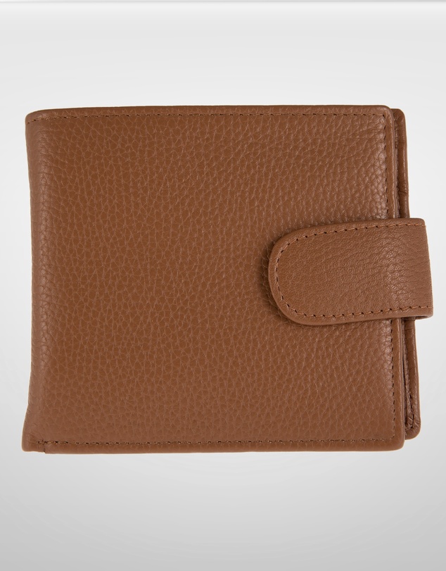 DENTS - Beauley RFID Pebble Grain Leather Bifold Press Stud Wallet