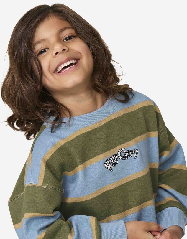 Rip Curl - The Wave Stripe Crew - Kids