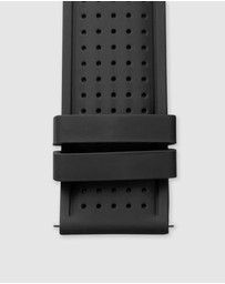 Maxum - Raglan Band Black Silicone Strap Gold Buckle