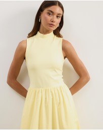 Atmos&Here - Annie Contrast Midi Dress