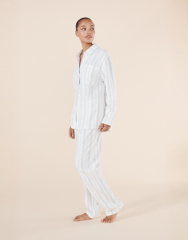 Gingerlilly - Amelie Stripe Cotton Long PJ set