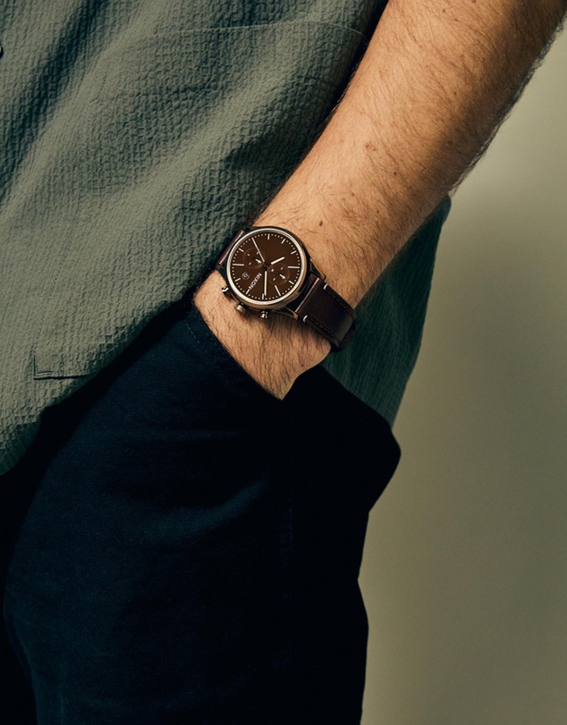 Nixon - STATION Chrono Leather