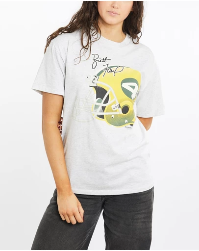 Vintage by The Real Deal - Pre Loved - Vintage 1996 Brett Favre NFL Green Bay Packers Tee