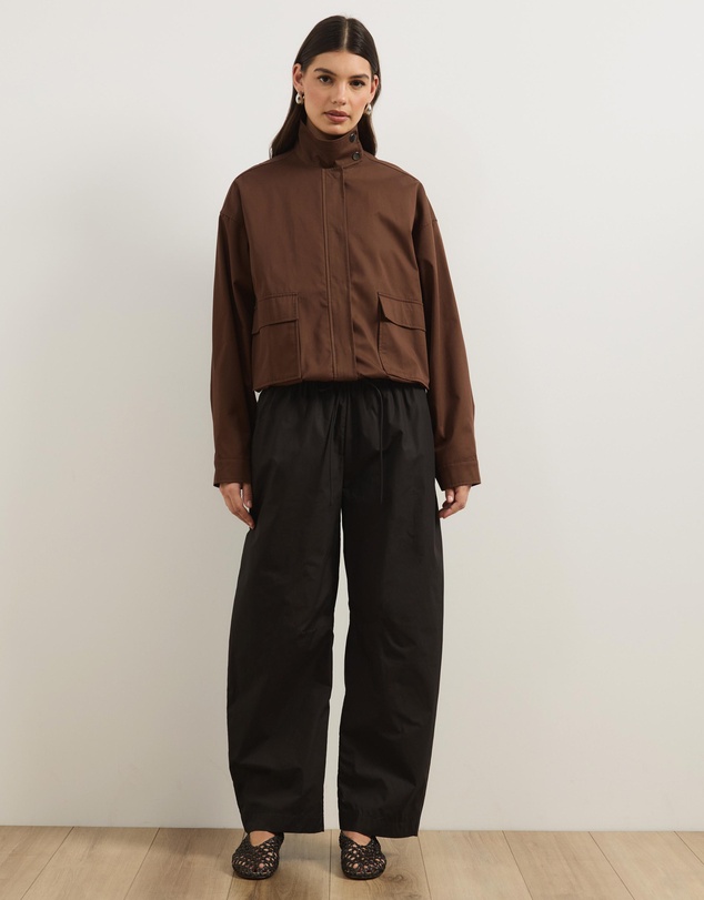 Atmos&Here - Lila Cotton Barrel Leg Pants