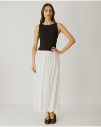 Atmos&Here - Amy Contrast Midi Dress
