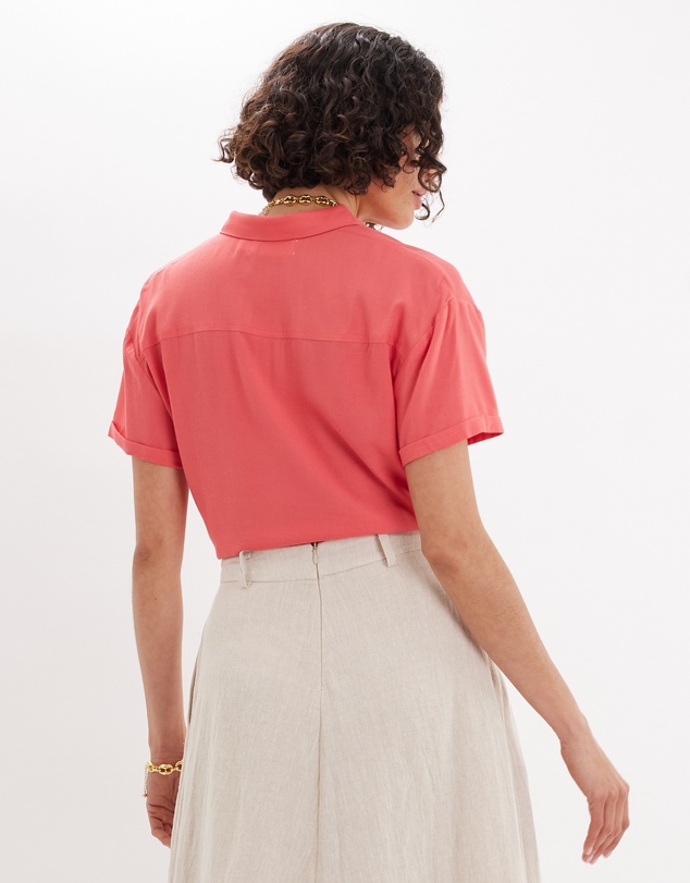 Amelius - Amabel Short Sleeve Crop Shirt