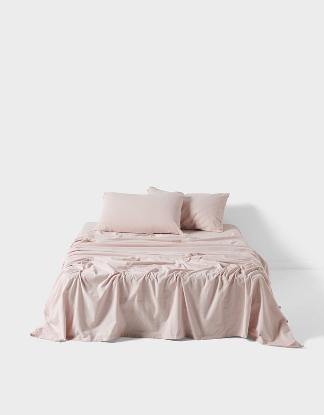 Linen House - Flannelette Plain-Dyed Sheet Set