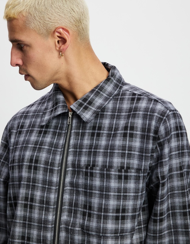 X-Large - 91 LS Zip Shirt