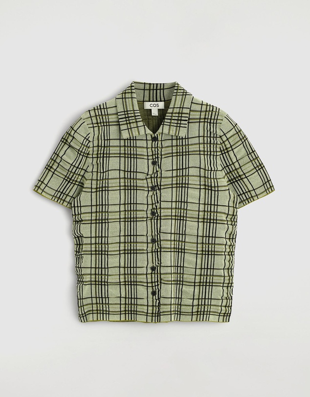 COS - Checked Cotton-Jacquard Shirt