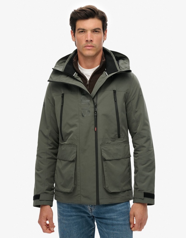 Superdry - Slim Fit Hood Ultimate Embroidered Windbreaker