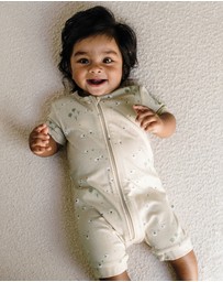 Kynd Baby - Day Or Night Onesie Short Sleeve in Sheep