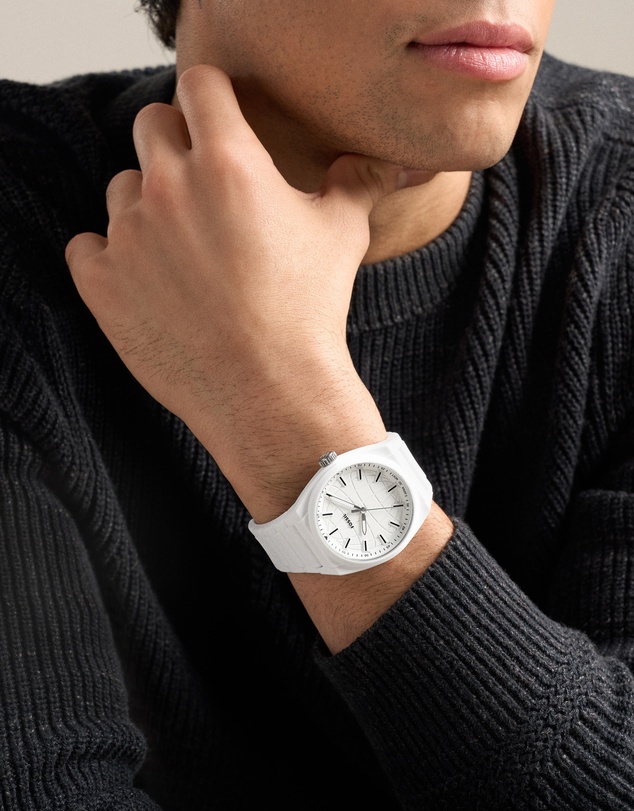 Fossil - Everett White Analogue Watch