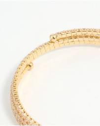 Lovisa - Gold Plated Cupchain Wrap Bracelet