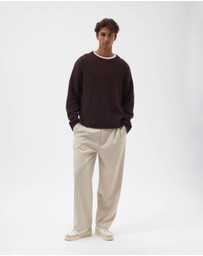 AERE - Organic Cotton Fisherman Rib Jumper