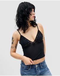 BDG By Urban Outfitters - BGD Adore Lace Trim Cami