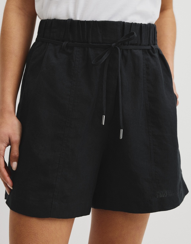 Country Road - Pull On Linen Short
