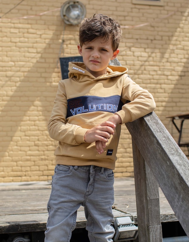 Quapi - Kevin Hoodie with Pouch Pocket - Kids-Teens