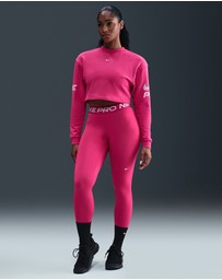 Nike - Pro Dri-FIT Loose Crew-Neck French Terry Sweatshirt