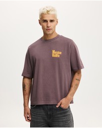 Cotton On - Cropped Fit Music T-Shirt